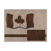 Leather-Look Canada Flag Soft