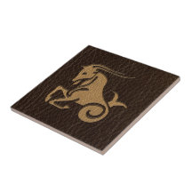 Leather-Look Capricorn Tiles