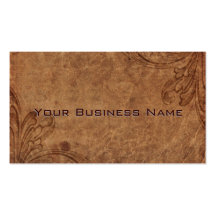 Leather Look Corporate Business Card