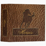 Leather-Look Horse Binder