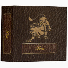 Leather-Look Leo Binders