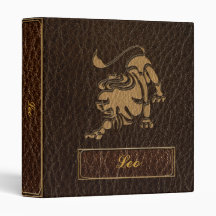 Leather-Look Leo Vinyl Binders