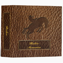 Leather-Look Rodeo Binders