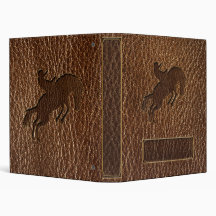 Leather-Look Rodeo Binders