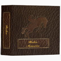Leather-Look Rodeo Dark Binder