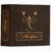 Leather-Look Scorpio 3 Ring Binders
