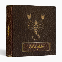 Leather-Look Scorpio 3 Ring Binders