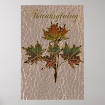 Leather-Look Thanksgiving 2 Poster