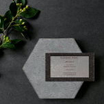 Leather Paisley Business Card business cards