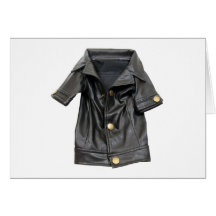 LeatherCoat072509 Greeting Card