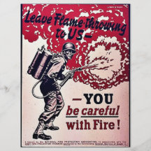 Leave Flame Throwing To Us Flyers