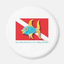 Leave Nothing But Bubbles Fridge Magnets