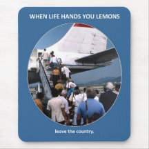 leave-the-country mouse pads
