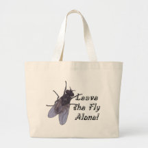Leave the Fly Alone Canvas Bag