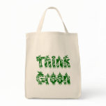 Leaves & Flowers "Think Green" Bag