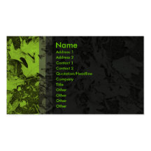 Leaves - Green Business Card