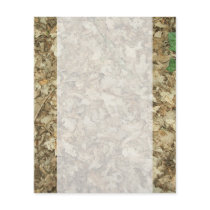 Leaves. Woodland floor. Leafy ground. Custom Flyer