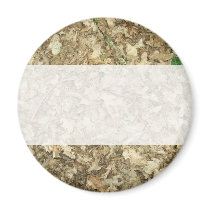 Leaves. Woodland floor. Leafy ground. Fridge Magnets