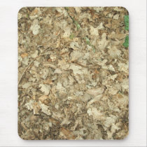 Leaves. Woodland floor. Leafy ground. Mousepad
