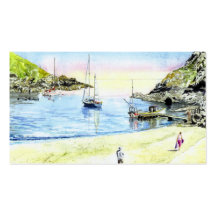 'Leaving at Low-tide' Business Card
