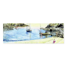 'Leaving at Low Tide' Small Bookmark Business Cards