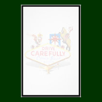 Leaving Las Vegas (Back of Las Vegas Welcome Sign) stationery