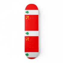 Lebanese Communist Party, Colombia Political flag Skate Deck