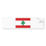 Lebanon National Flag Bumper Sticker