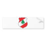 Lebanon Official Coat Of Arms Heraldry Symbol Bumper Sticker