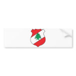 Lebanon Official Coat Of Arms Heraldry Symbol bumper stickers