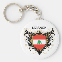 Lebanon [personalize] key chain