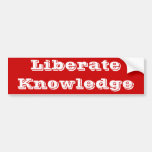 Leberate Knowledge Bumper Stickers