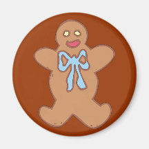 Lebkuchenmann gingerbread man kühlschrankmagnete
