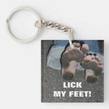 LÉCHEZ MES PIEDS ! PORTE-CLÉS
