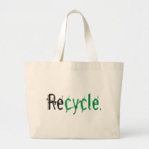 L'écologie et réutilisent des produits et des conc sac