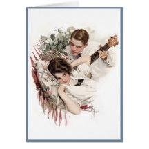 Leçon de guitare carte de vœux