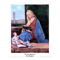 Lecture Madonna par Giorgione affiches