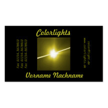 LED gelb Visitenkarten Vorlagen