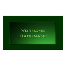 LED Nameplate green Visitenkarten