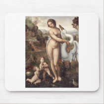 Leda and the Swan. mousepads