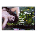 LEDA,LAKE AND WATERLILIES BUSINESS CARD