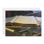 Ledger and Eyeglasses invitations