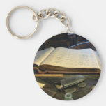 Ledger and Eyeglasses Keychains
