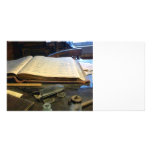 Ledger and Eyeglasses photo cards