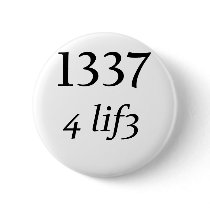 Leet 4 Life Buttons