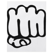 left fist icon flyer