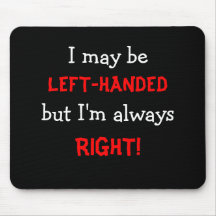 Left-handed Mousepad