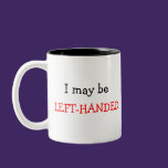 Left-Handed Mug mugs