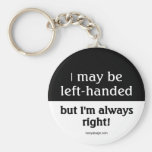 Left-handed people keychains