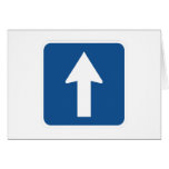 Left Right Up Arrow Sign - Products & Designs! Greeting Cards